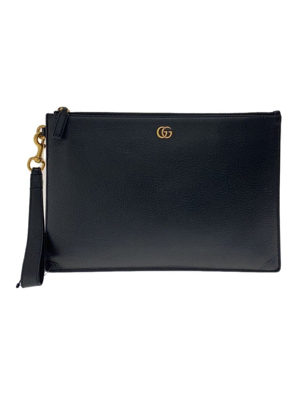 Gucci GG MARMONT GG Clutch Bag Leather Black